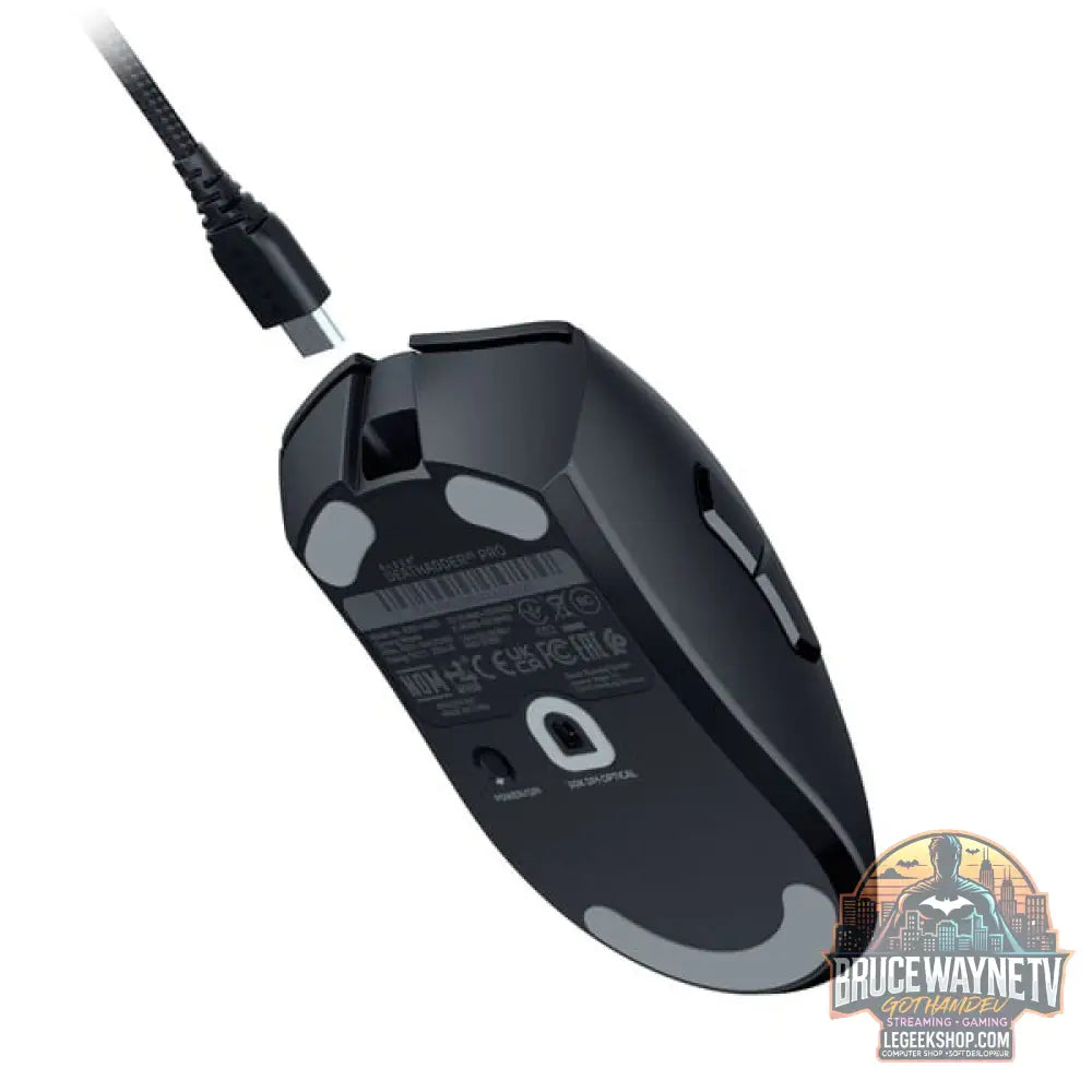 Razer DeathAdder V3 Pro, souris gaming - vue 3