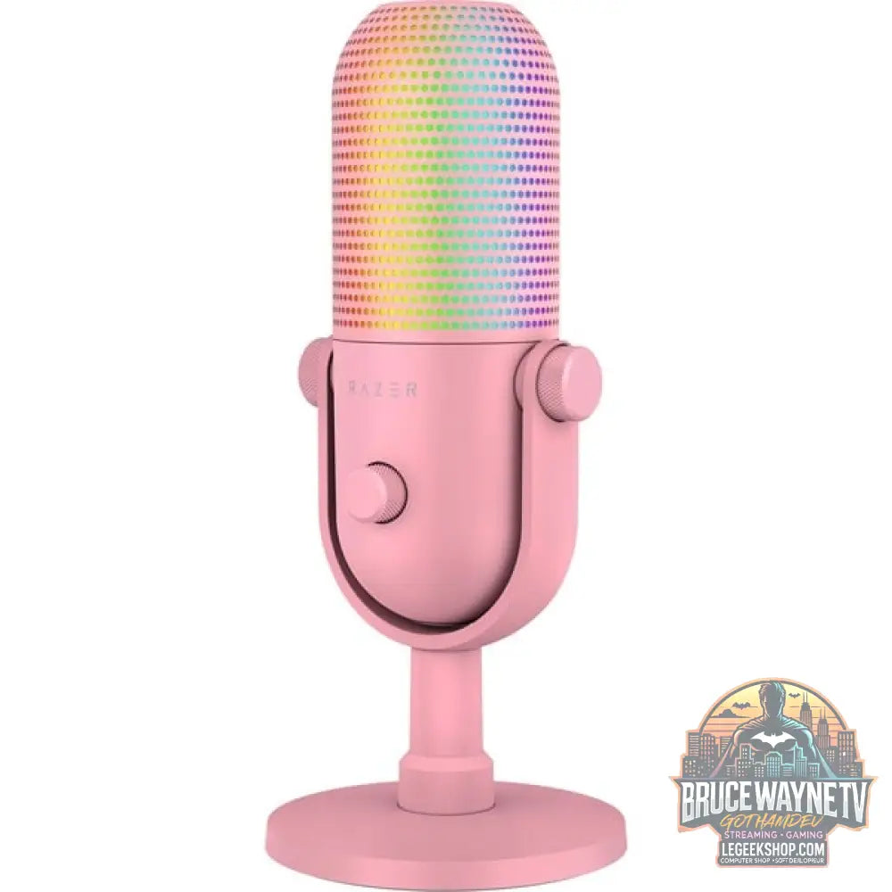 Razer Seiren V3 Chroma Quartz, microphone - Razer - vue 3