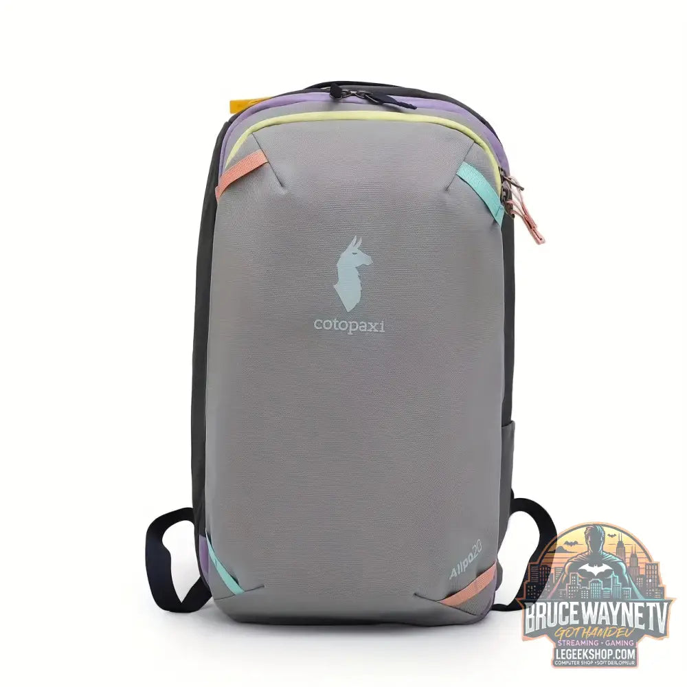Sac à dos durable à double épaule de 20 L dans des couleurs Dopaamine vibrantes design chameau idéal pour un usage