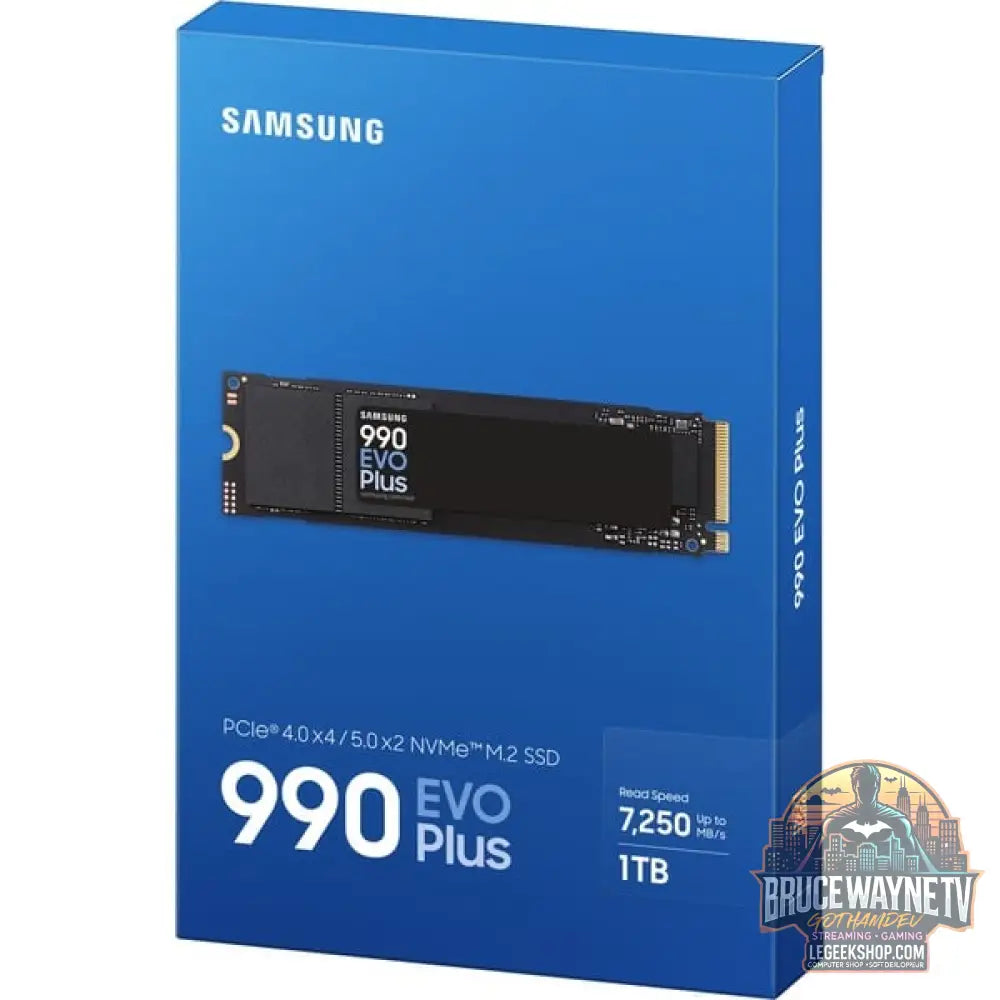 Samsung 990 EVO Plus 1 TB, SSD PCIe 4.0 x4 / 5.0 x2, NVMe 2, M.2 2280, intern - Samsung - vue 5
