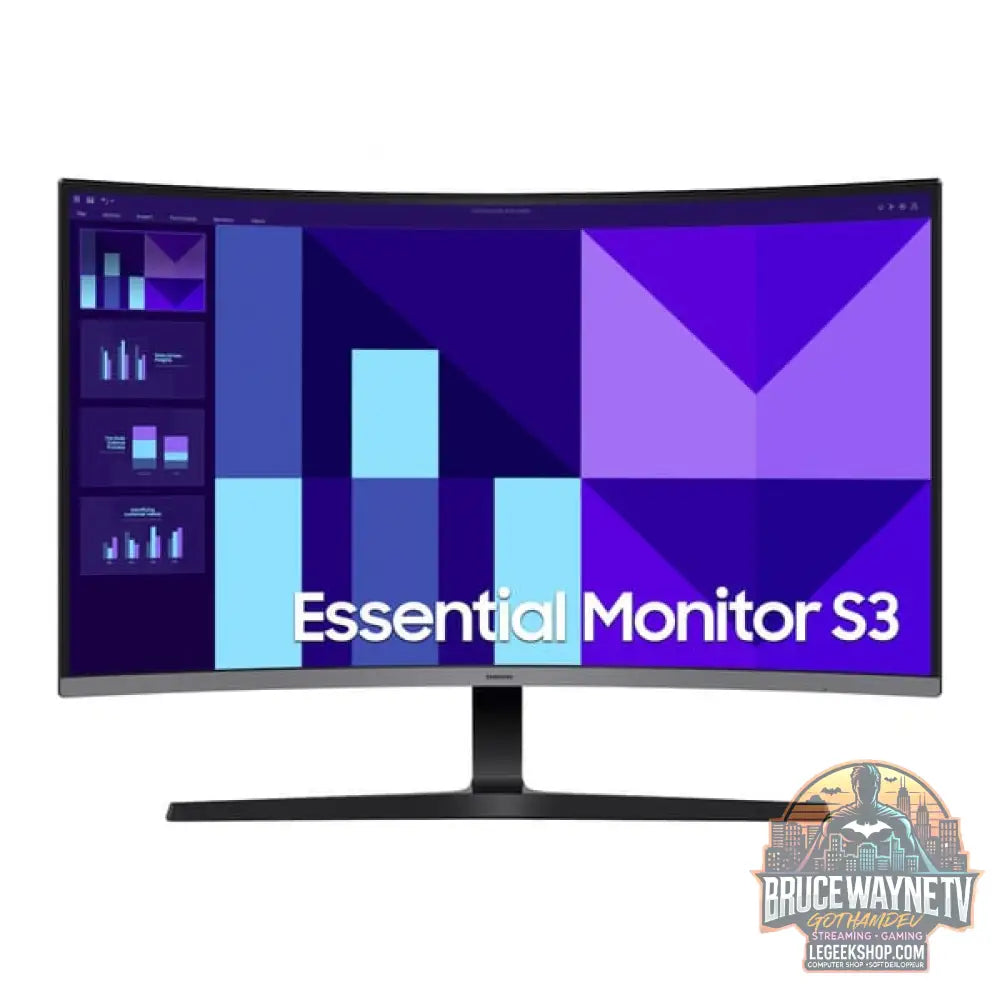 Samsung Essential Monitor S32D396GAU 32" Full HD VA 100 Hz - Samsung - vue 2