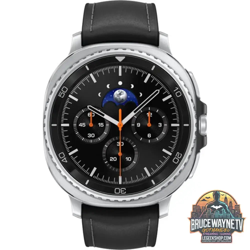 Samsung Galaxy Watch8 Classic, Smartwatch schwarz, 46mm, LTE, Hybrid-Armband - Samsung - vue 2