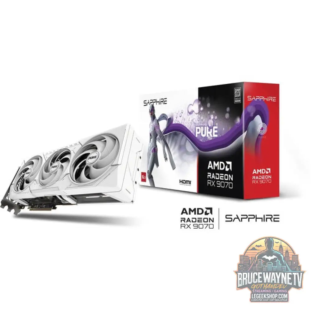 SAPPHIRE Radeon RX 9070 Pure OC, carte graphique - SAPPHIRE - vue 7