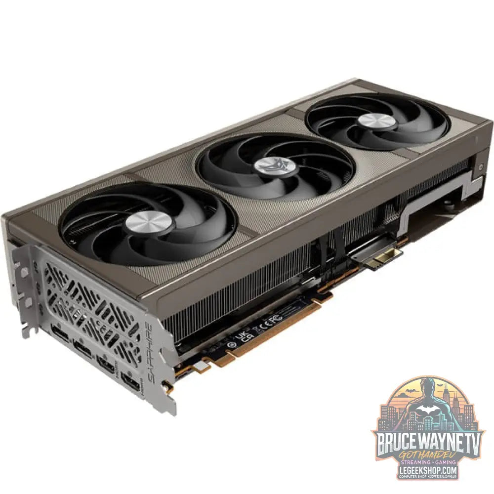 SAPPHIRE Radeon RX 9070 XT Nitro+ Phantom Link OC, carte graphique argent, RDNA4, GDDR6, 2x DisplayPort, 2x HDMI 2.1 - SAPPHIRE - vue 3