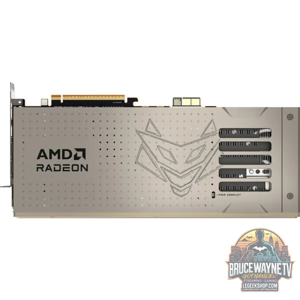 SAPPHIRE Radeon RX 9070 XT Nitro+ Phantom Link OC, carte graphique argent, RDNA4, GDDR6, 2x DisplayPort, 2x HDMI 2.1 - SAPPHIRE - vue 6