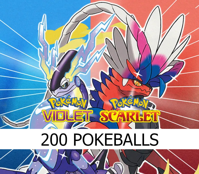 Pokemon Scarlet & Violet - 200 Pokeballs DLC