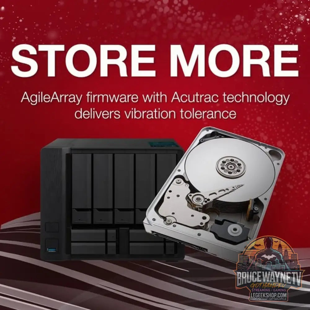 Seagate IronWolf NAS 12 TB CMR, Festplatte SATA 6 Gb/s, 3,5" - Seagate - vue 4
