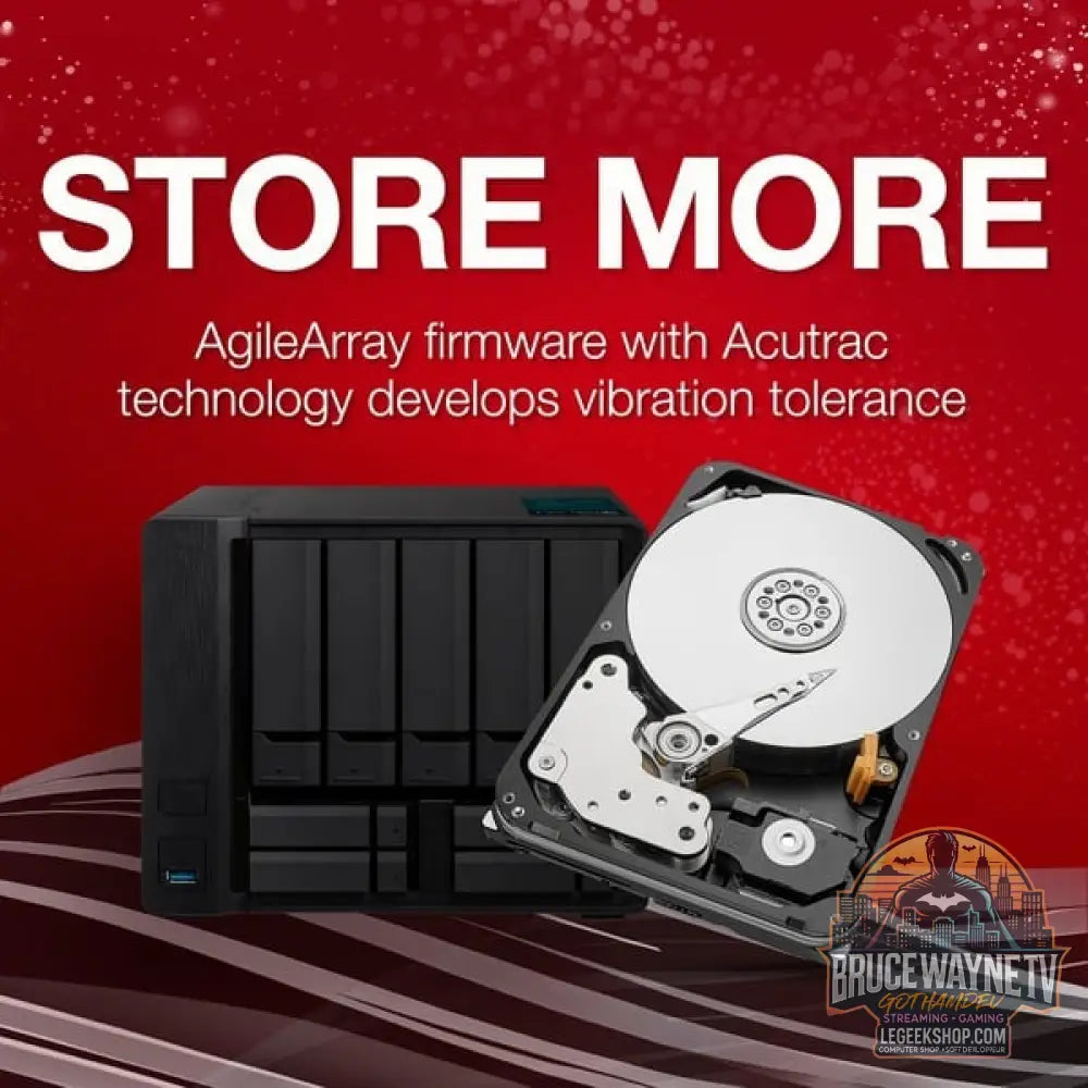 Seagate IronWolf Pro NAS 6 TB CMR, Festplatte SATA 6 Gb/s, 3,5" - Seagate - vue 4