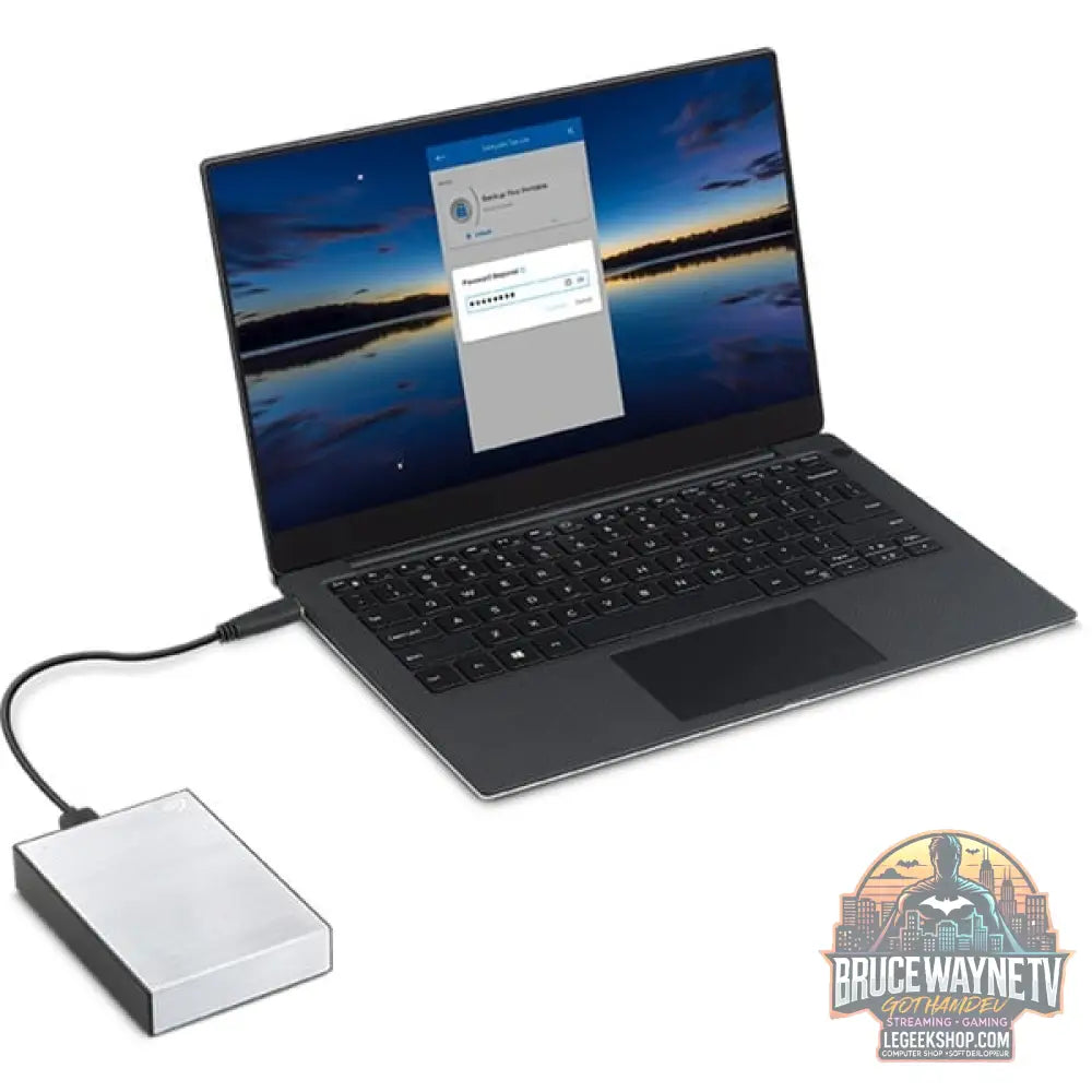 Seagate One Touch avec Kennwort 2 TB, Externe Festplatte argent, Micro-USB-B 3.2 Gen 1 (5 Gbit/s) - Seagate - vue 13
