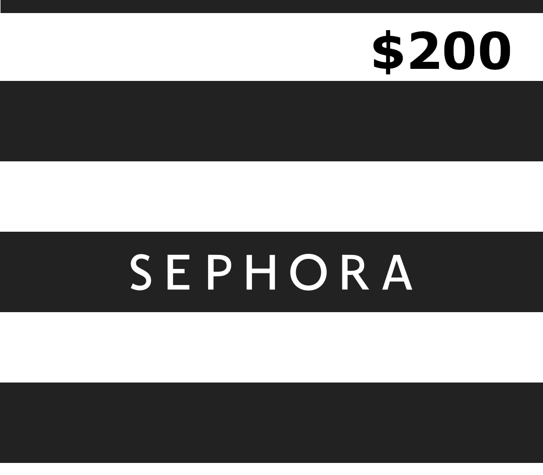 Sephora $200 Gift Card