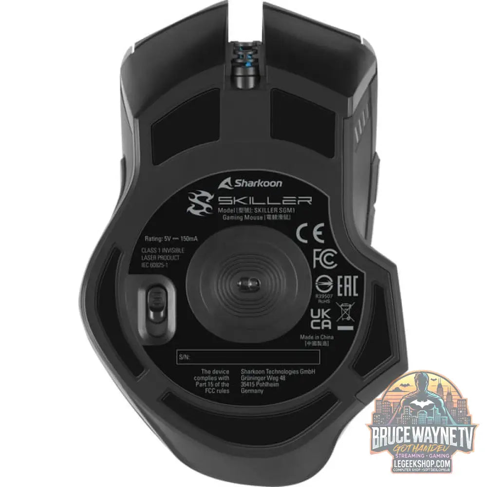 Sharkoon SKILLER SGM1, souris gaming - vue 6