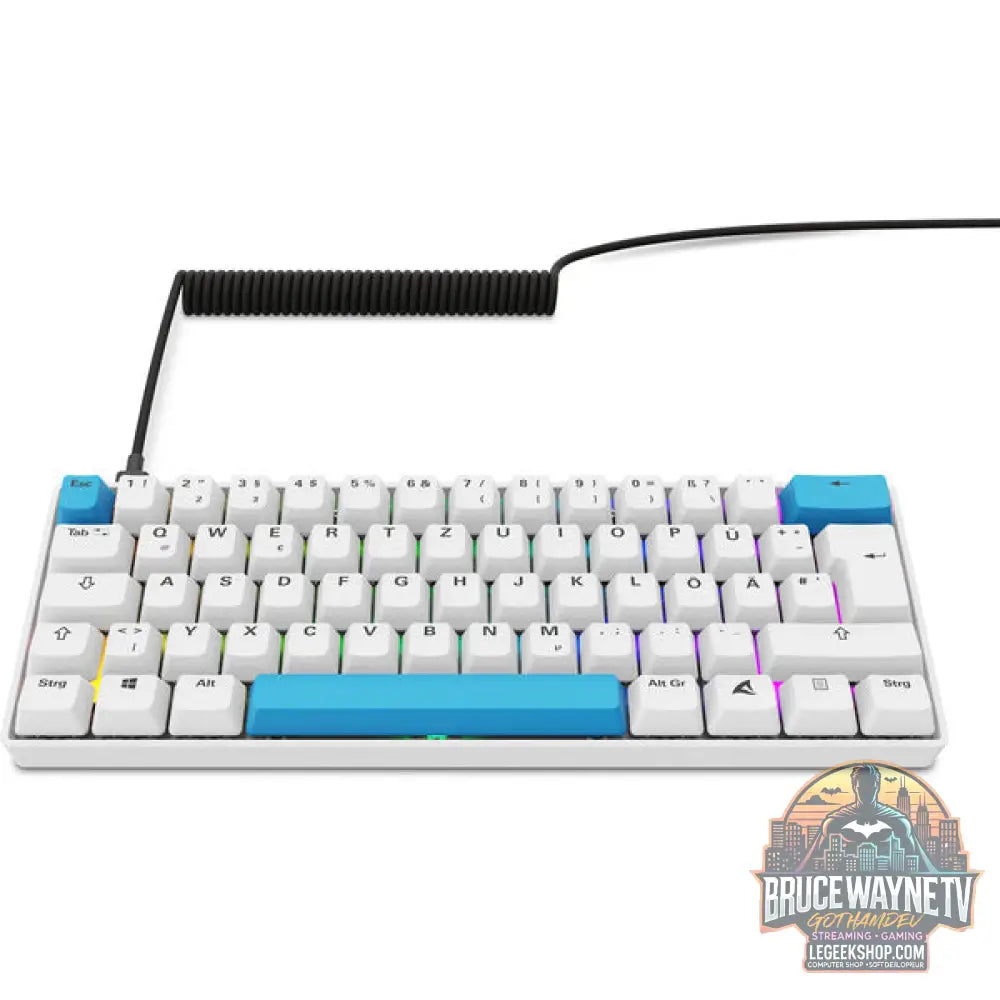 SKILLER SGK50 S4 Gen2 PBT - Sharkoon - vue 3