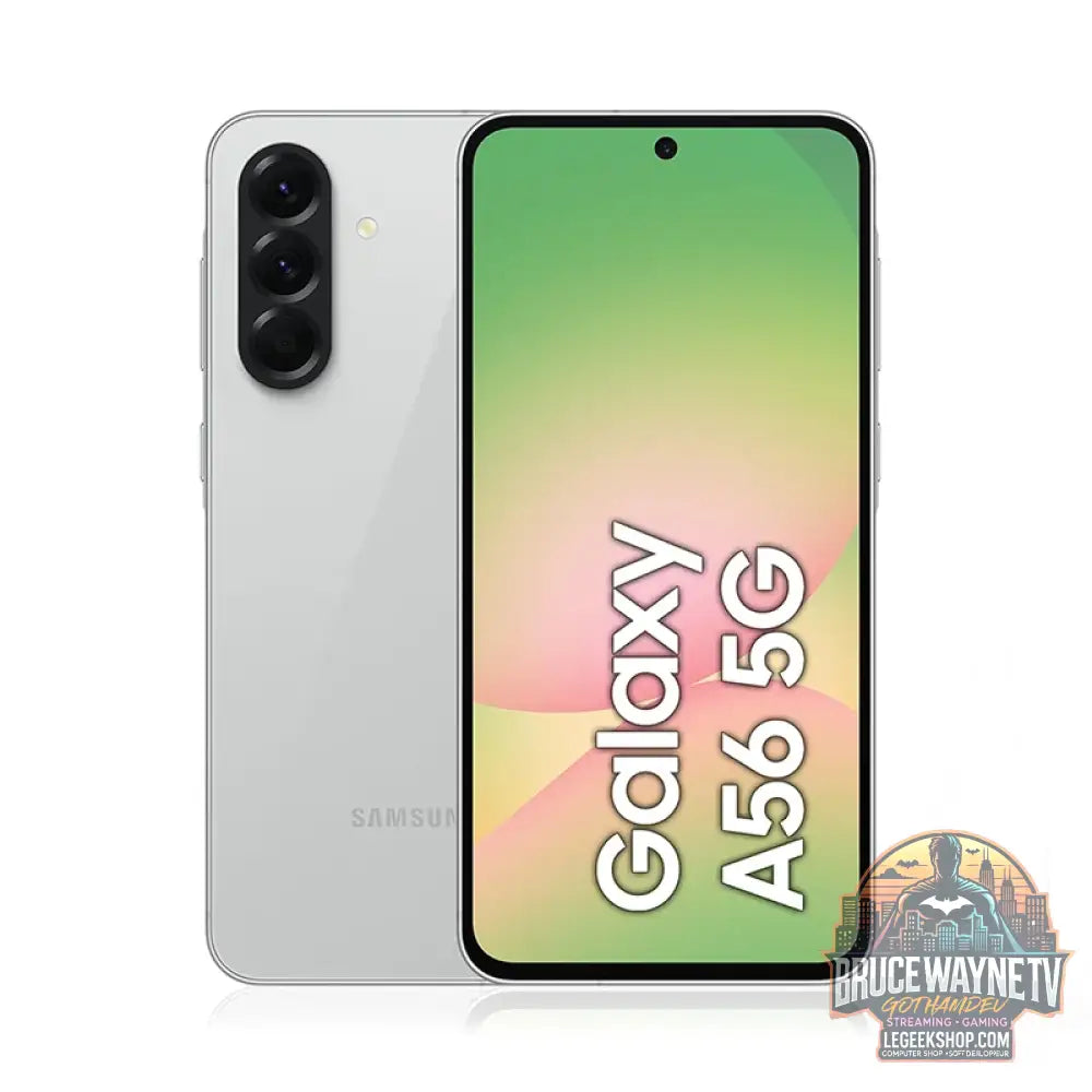 Smartphone Samsung Galaxy A56 5G, Écran Super AMOLED 6,7’’ 120Hz Batterie 5000mAh Charge Rapide 45W - Light Grey / 128