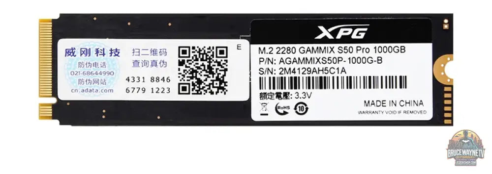 SSD NVMe ADATA XPG GAMMIX S50 PRO M.2 2280 PCIe Gen4x4 500GB 1TB 3D NAND TLC - SSD NVMe