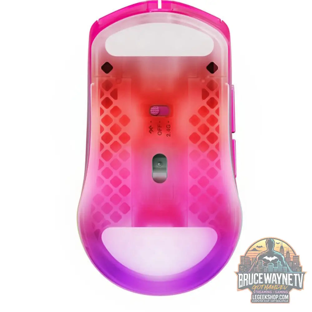 SteelSeries Aerox 3 Wireless Gen 2 MagentaHaze, souris gaming - vue 6