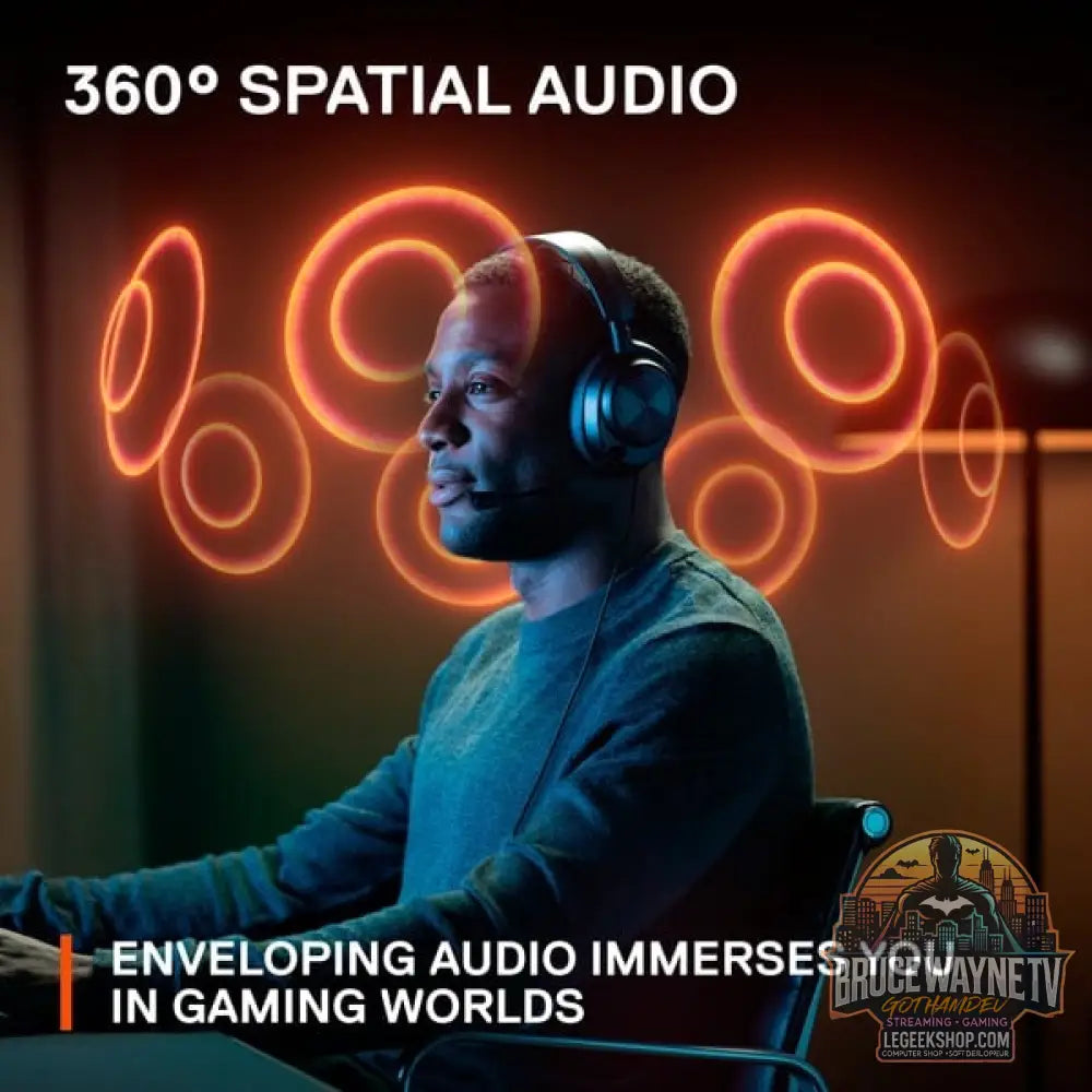 SteelSeries Arctis Nova Pro, casque gaming - vue 4