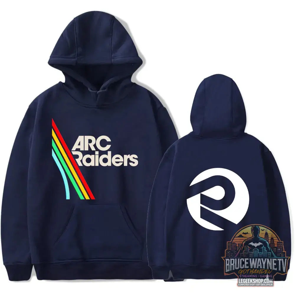 Sweat à Capuche Arc Raiders Logo Gaming Unisexe Poche Cordon - marine / 4XL - Sweat à Capuche