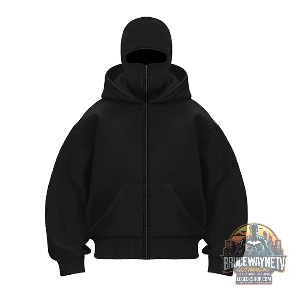 Sweat Capuche Zippé Unisexe Homme Femme Automne Hiver - S / noir - Sweat Capuche