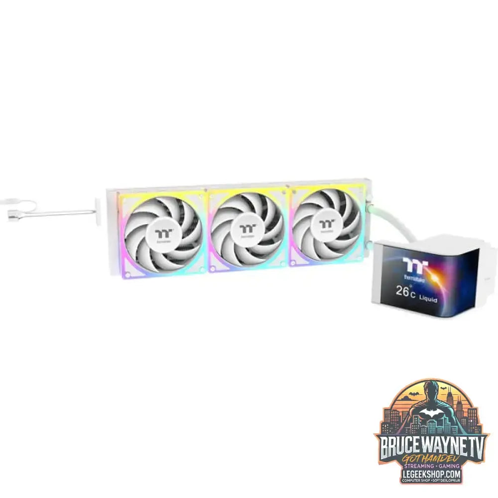 Thermaltake MAGCurve 360 Ultra AIO ARGB Snow Edition, Wasserkühlung weiß - Thermaltake - vue 4