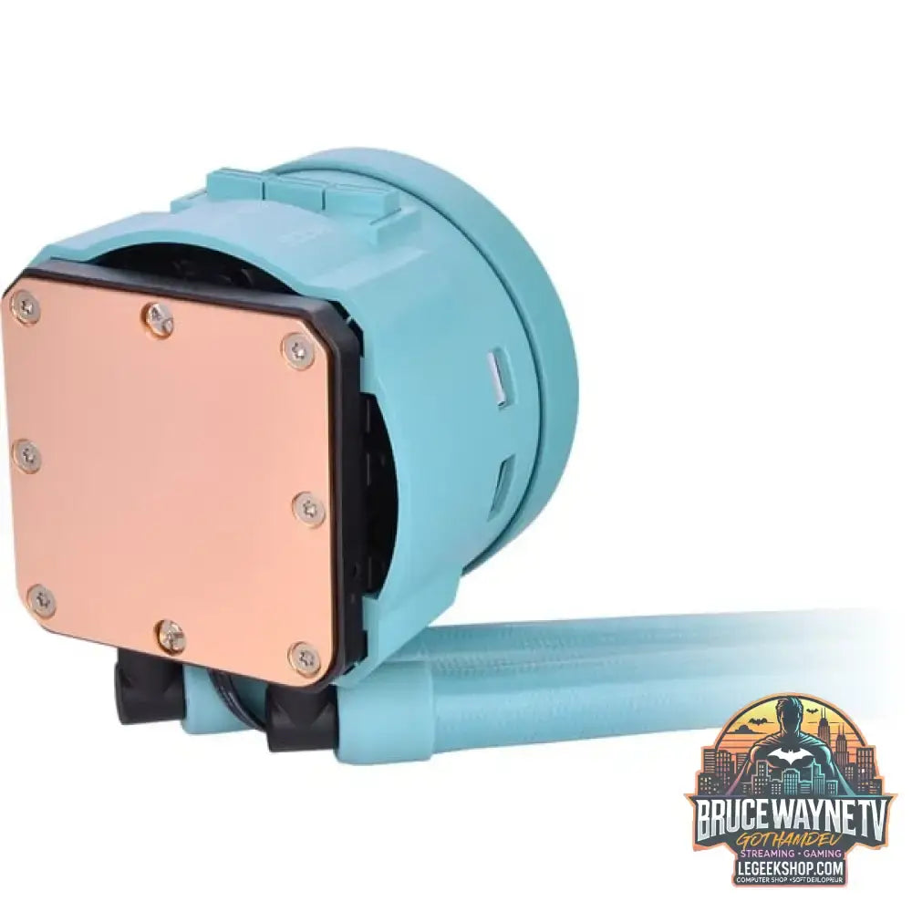 Thermaltake TOUGHLIQUID 240 ARGB Sync AIO Liquid Cooler Turquoise 240mm, Wasserkühlung türkis - Thermaltake - vue 10