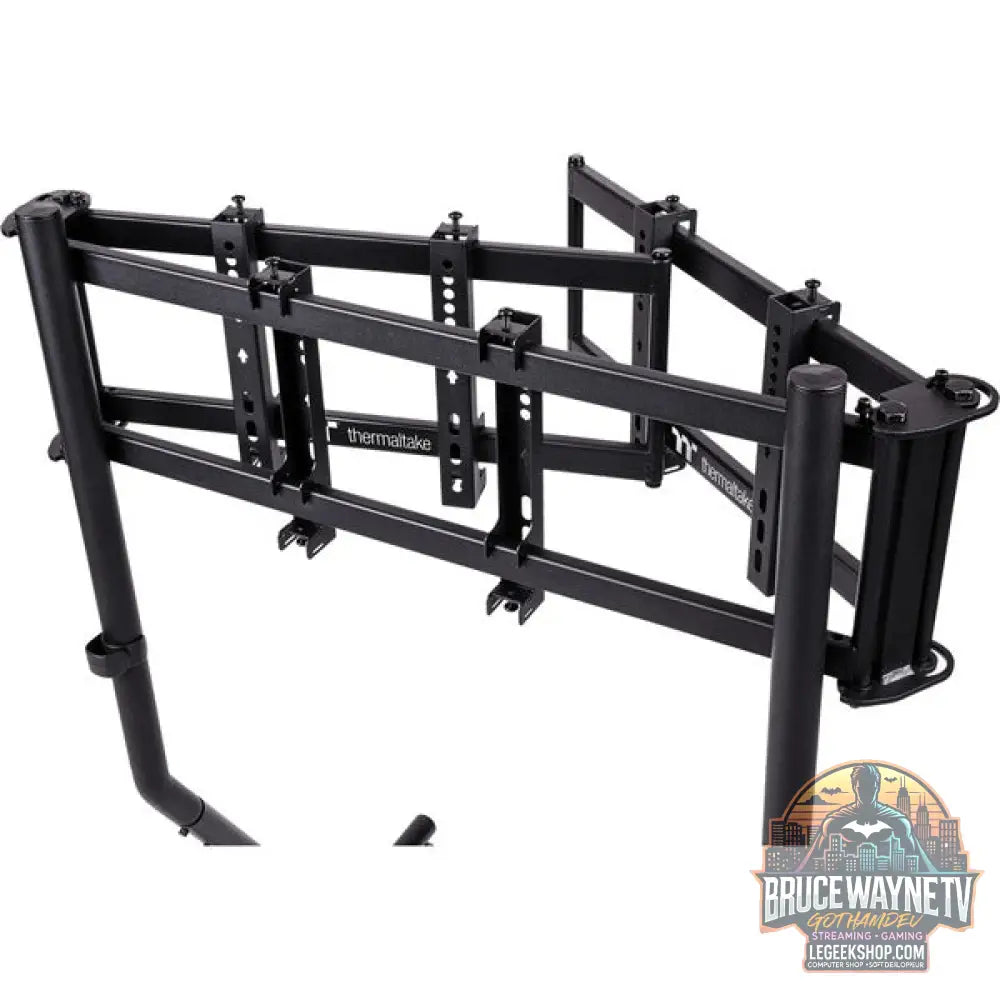 Thermaltake Triple Monitor Stand Black, pour Racing Simulator Cockpit GR500, support moniteur - Thermaltake - vue 6