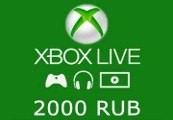 XBOX Live 2000 RUB Prepaid Card