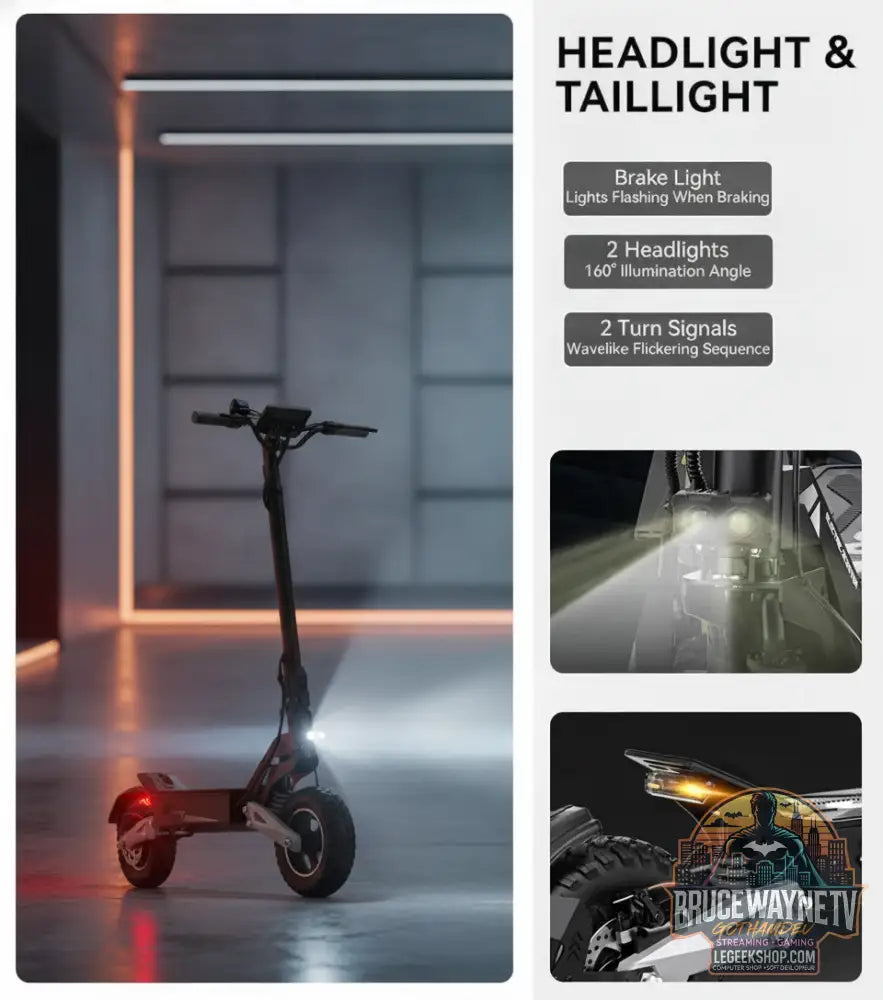 OOTD T10 Electric Scooter — vue détail 15 LeGeekShop