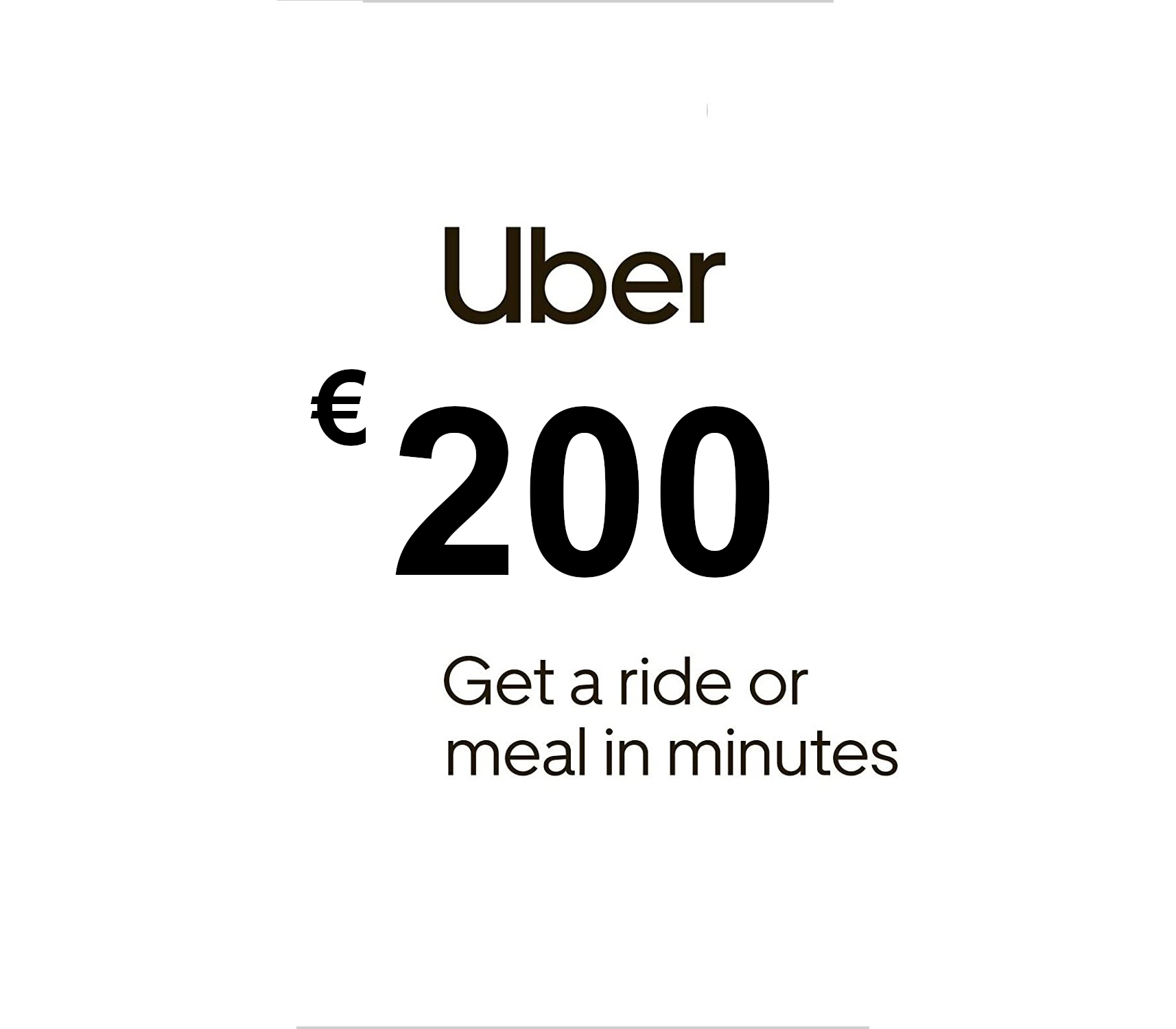 Uber EUR 200 Gift Card ES