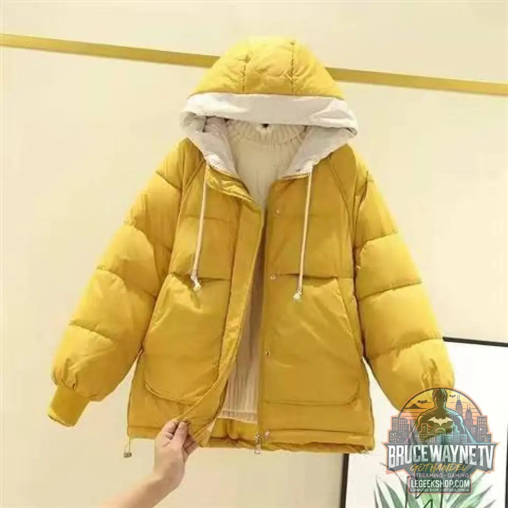 Veste Courte Femme Hiver Rembourrée Coton Style Étudiant - Veste Femme