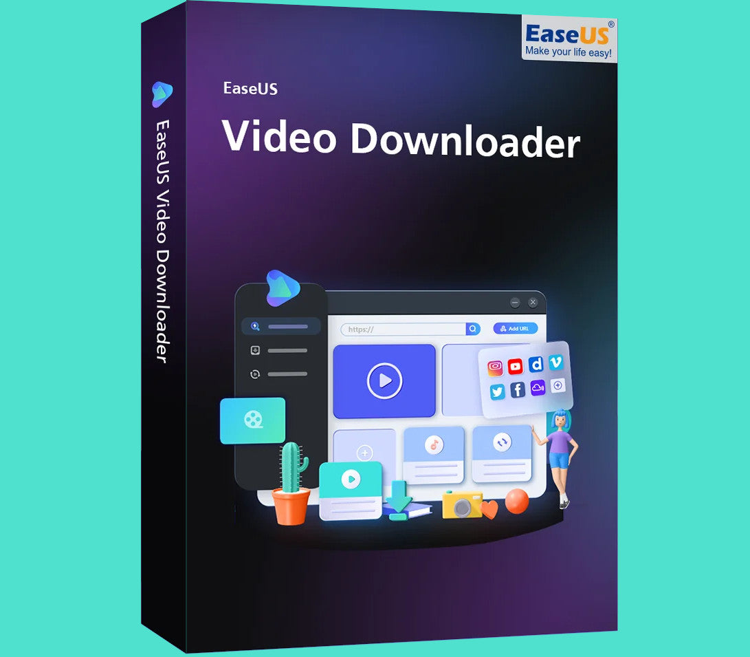 EaseUS Video Downloader for Mac Key (3 Devices)