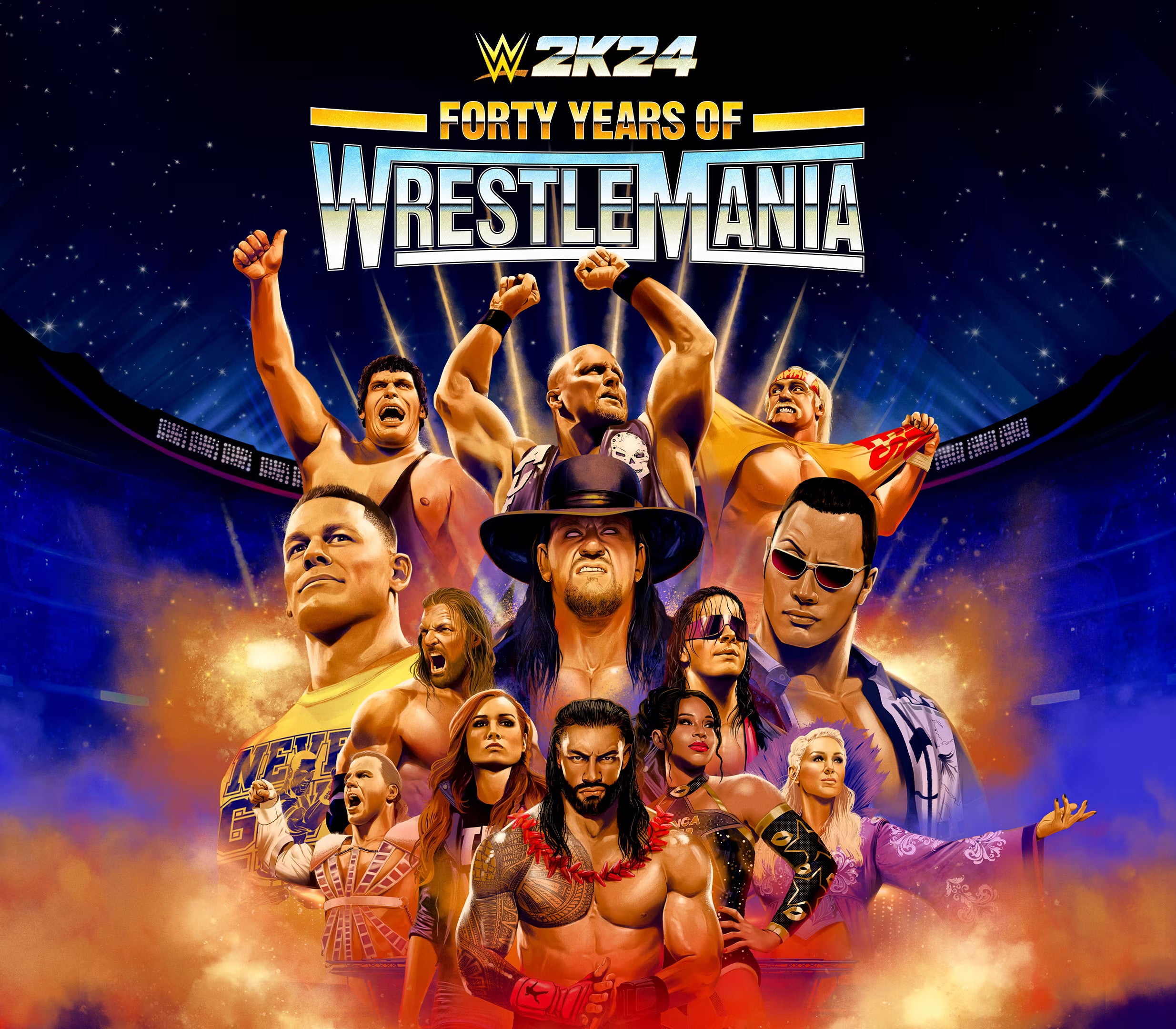WWE 2K24 Forty Years of WrestleMania Edition XBOX One /
